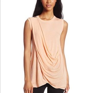 BCBGMAXAZRIA Rumor Sleeveless Crisscross Top M